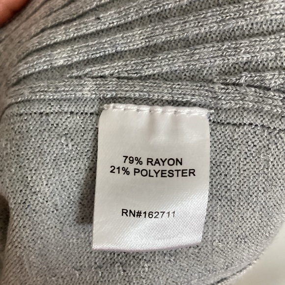 Love Ellie Samantha Rib Gray Cardigan. Size, S - Picture 7 of 8